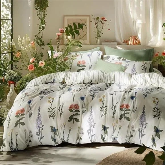 Floral Comforter Cute Twin Size Comforters REYOS Girls Floral